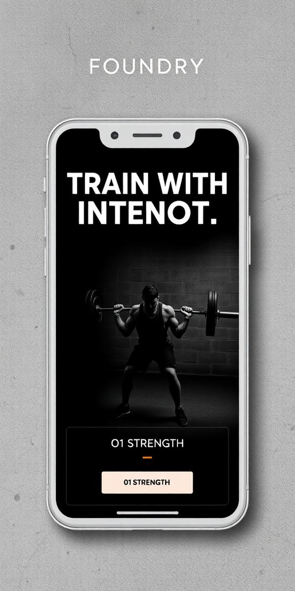 Foundry Performance — mobile mockup